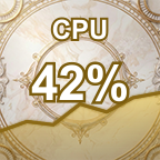 CPU al 42 por ciento